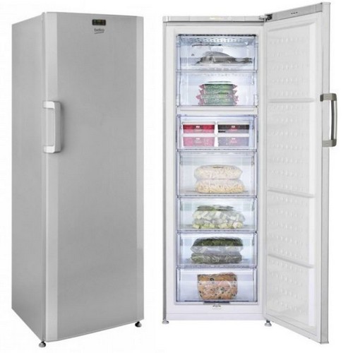 Congélateur Vertical BEKO FS130924 – 7 Tiroirs plaque alu, Classe A+