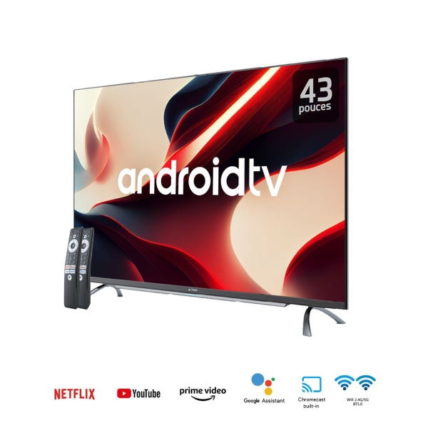 téléviseur aspect 43 pouces smart TV