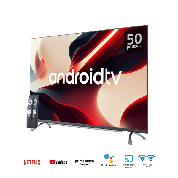 TELEVISEUR ASTECH 50 POUCES SMART TV