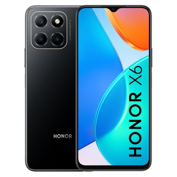 HONOR X6 Téléphone Portable, Smartphone Batterie 5000 mAh, Triple Caméra 50 MP, Double SIM 6,5 Pouces, 4 + 64 Go